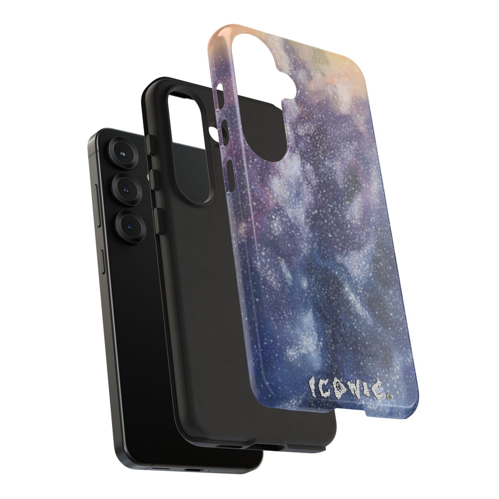 Purple Galaxy Tough Cases