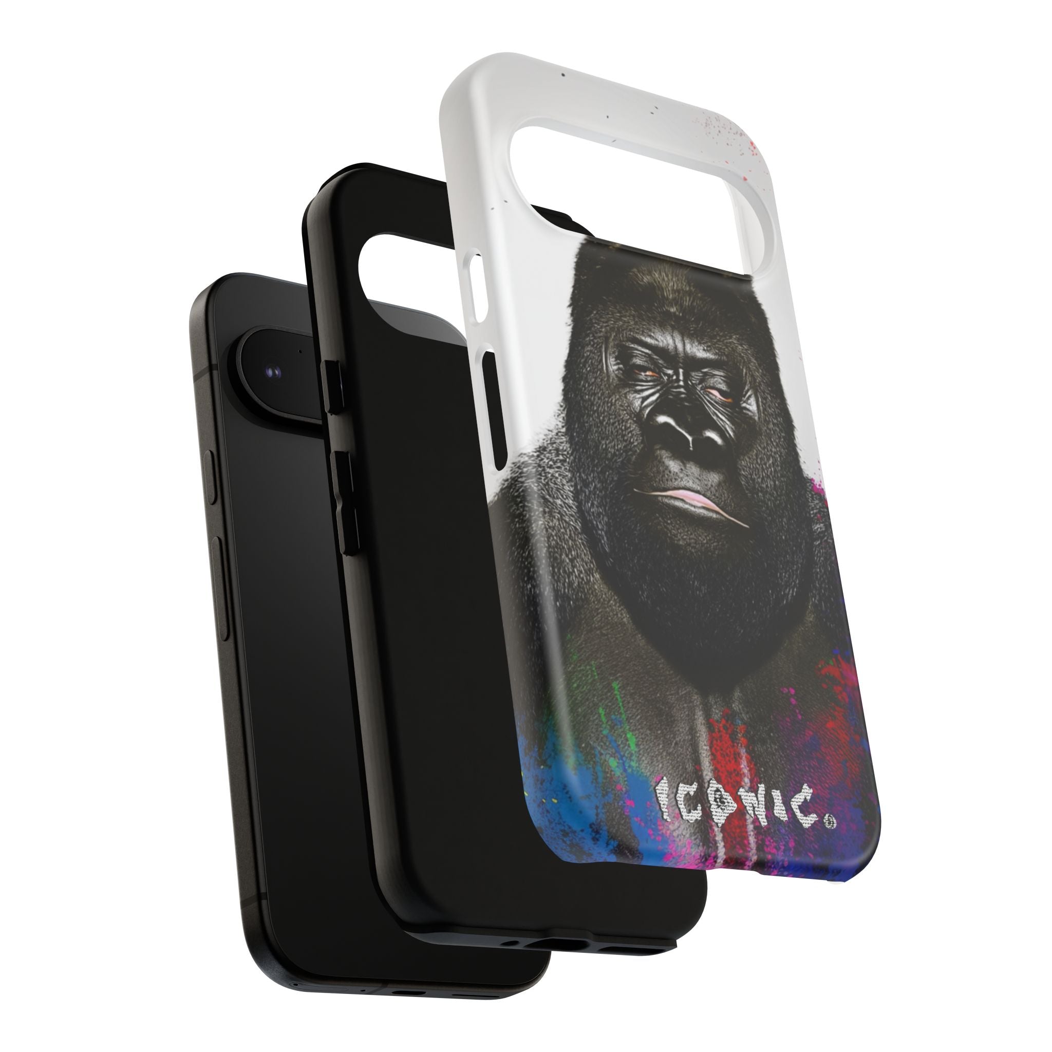 Iconic Animals Silver Back Tough Cases