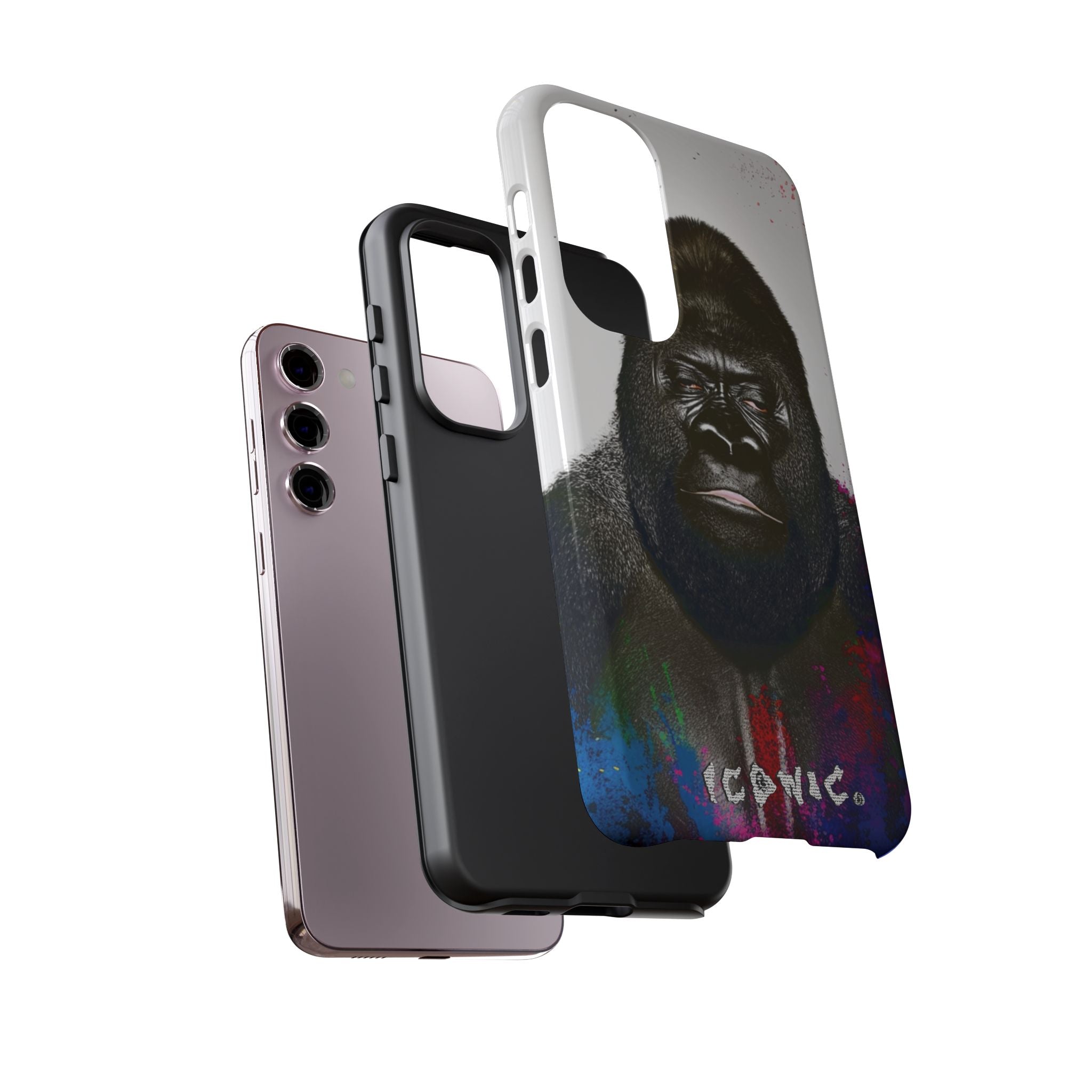 Iconic Animals Silver Back Tough Cases