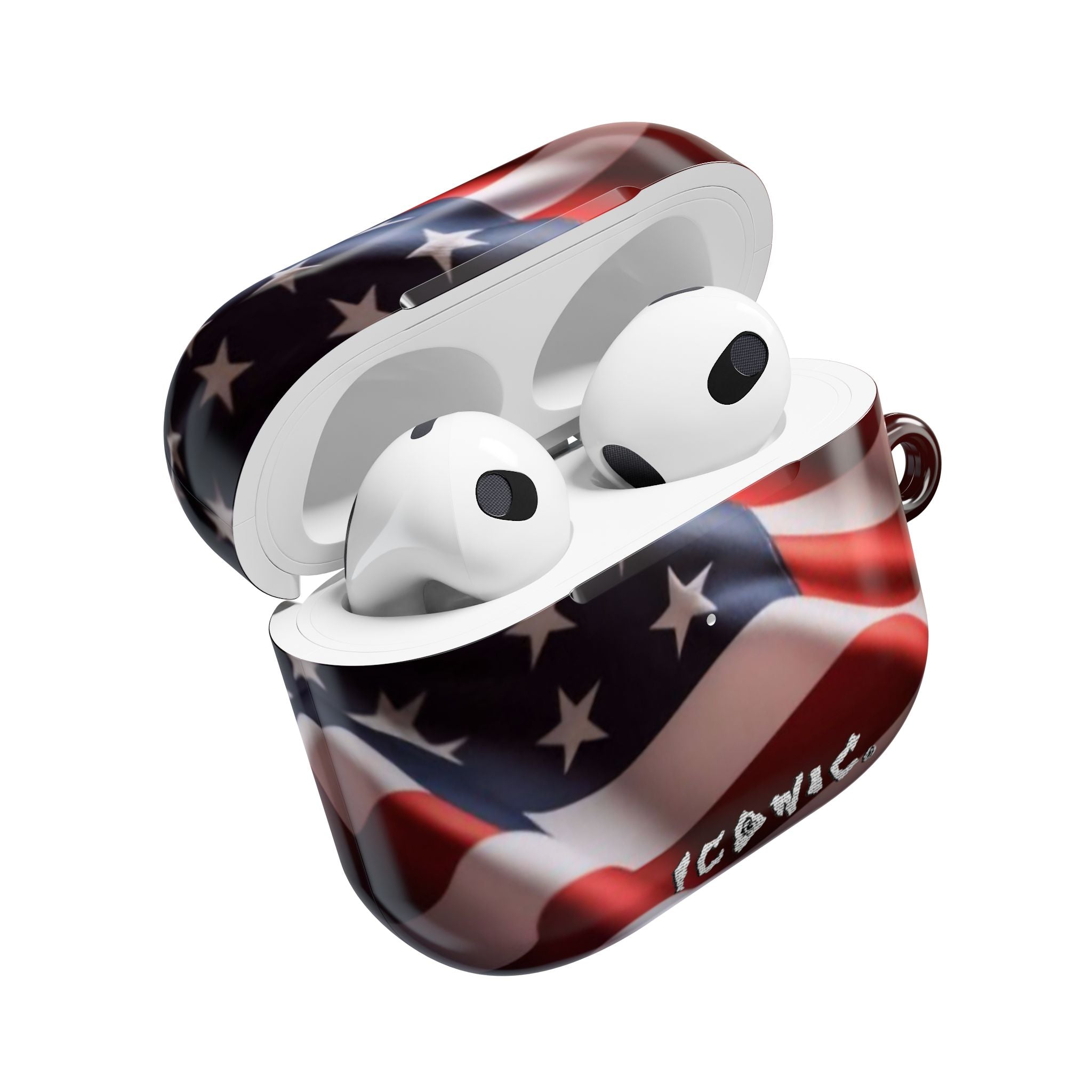 Iconic Flag USA AirPods Case