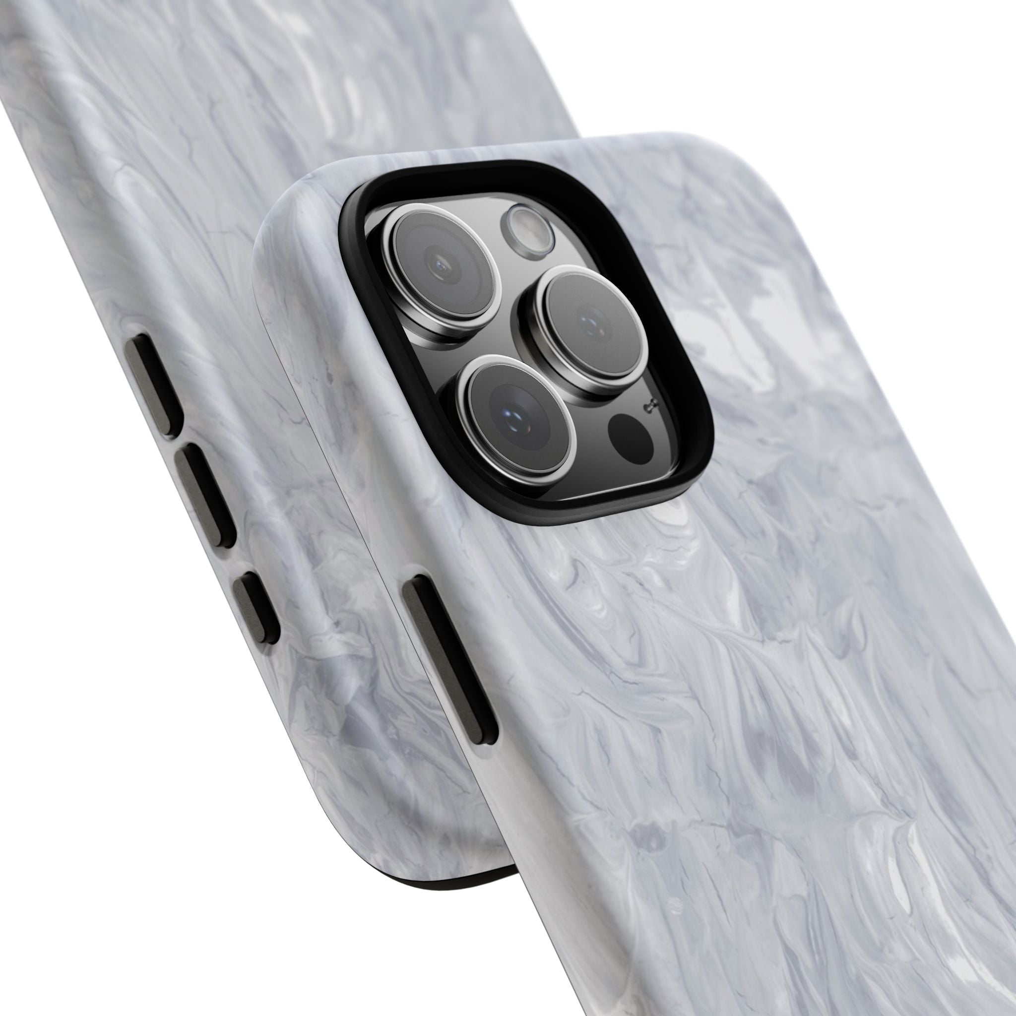 Silver Marble Tough Cases