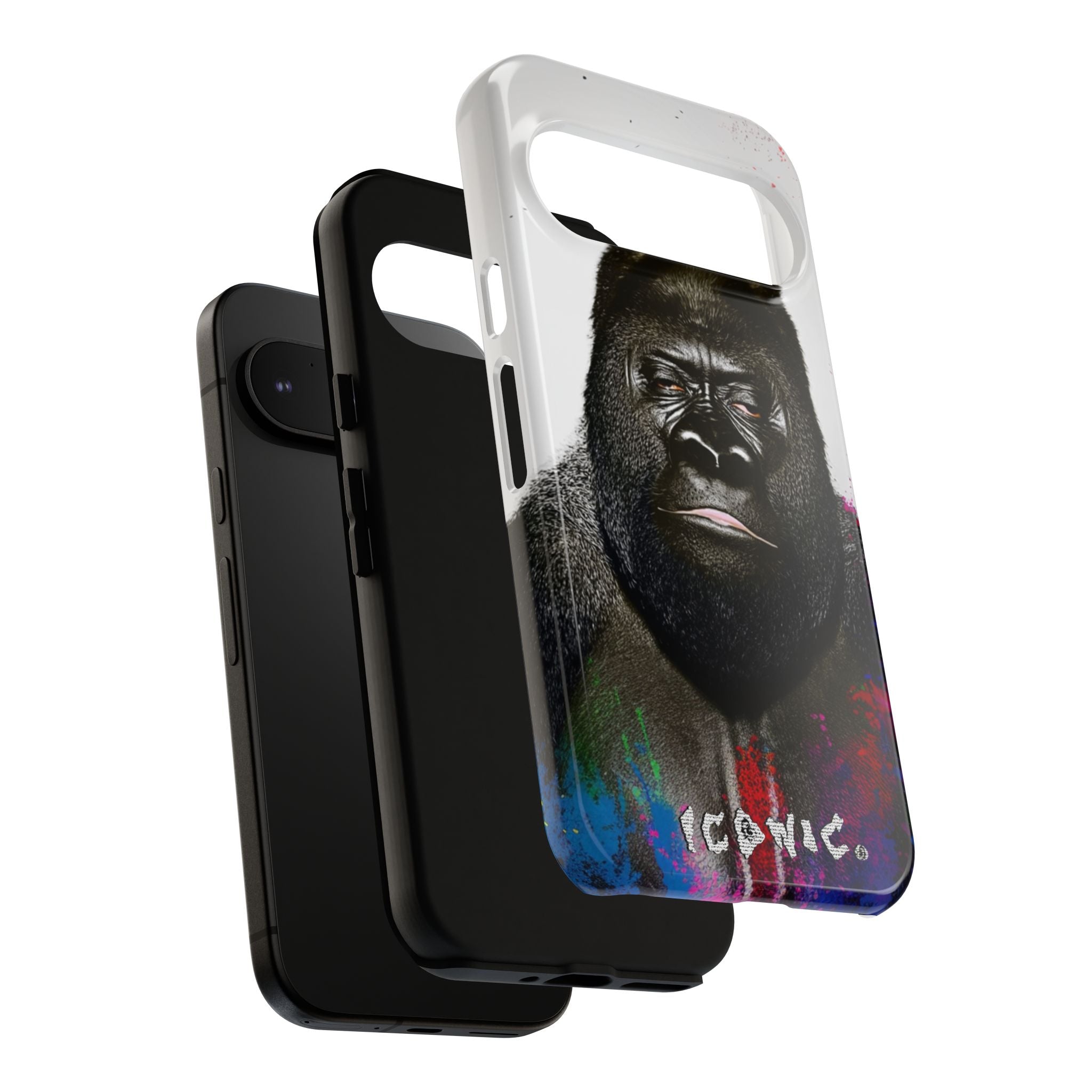 Iconic Animals Silver Back Tough Cases
