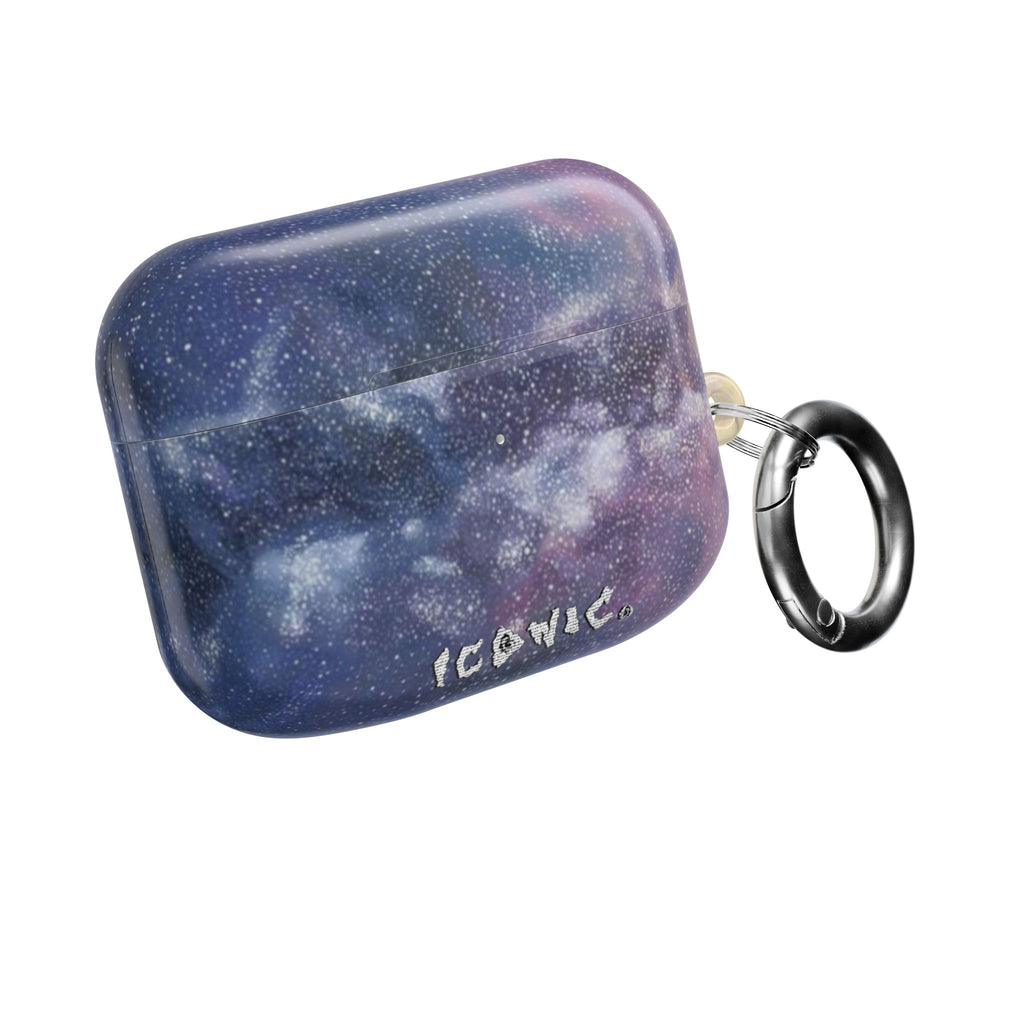 Purple Galaxy AirPod Cases
