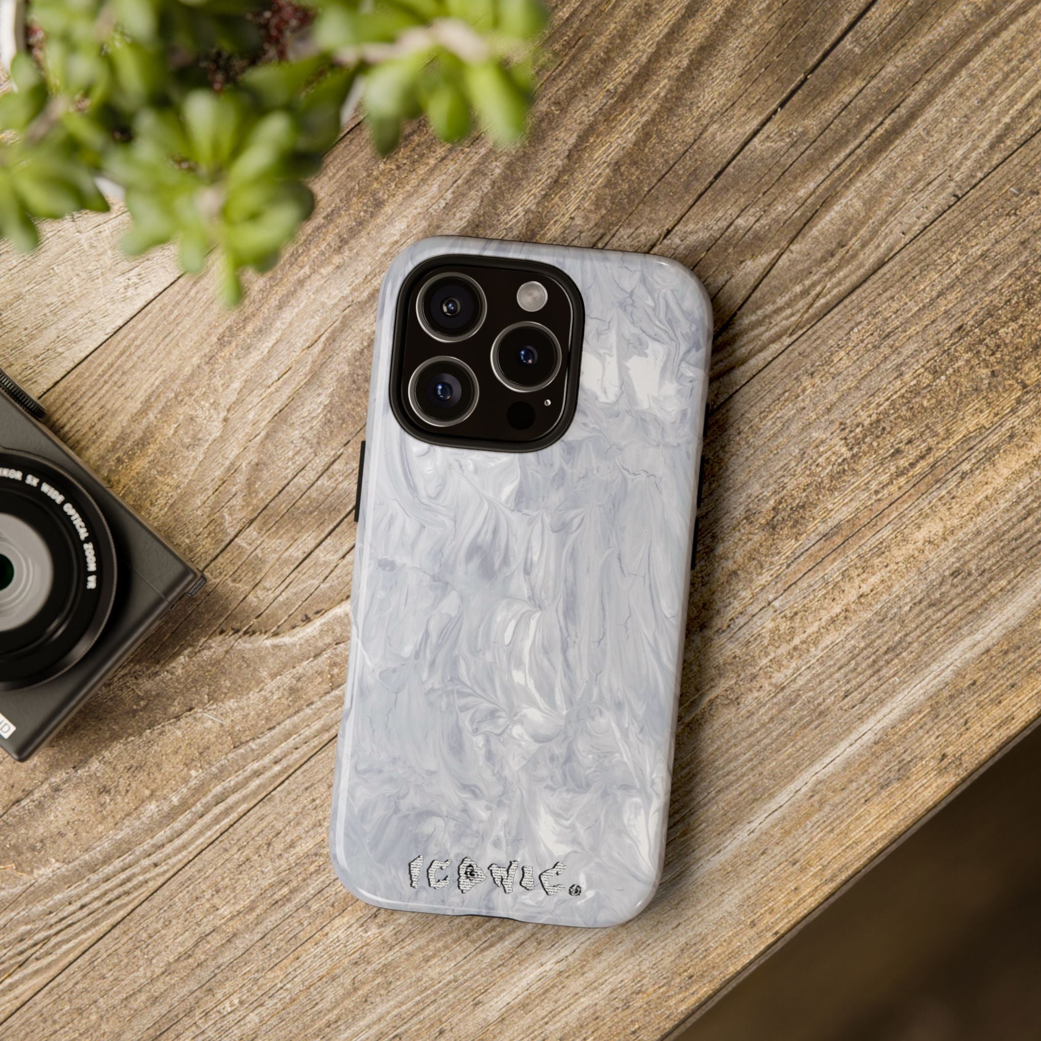 Silver Marble Tough Cases