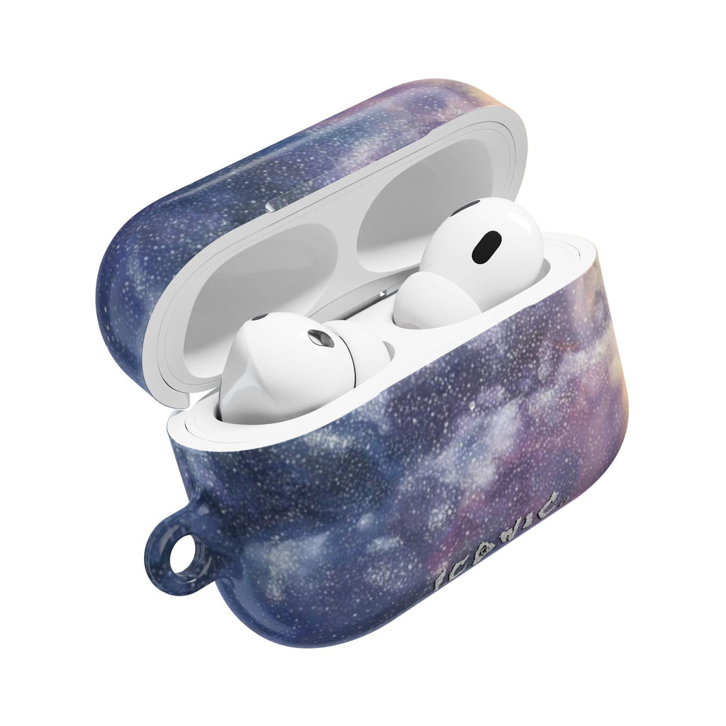 Purple Galaxy AirPod Cases