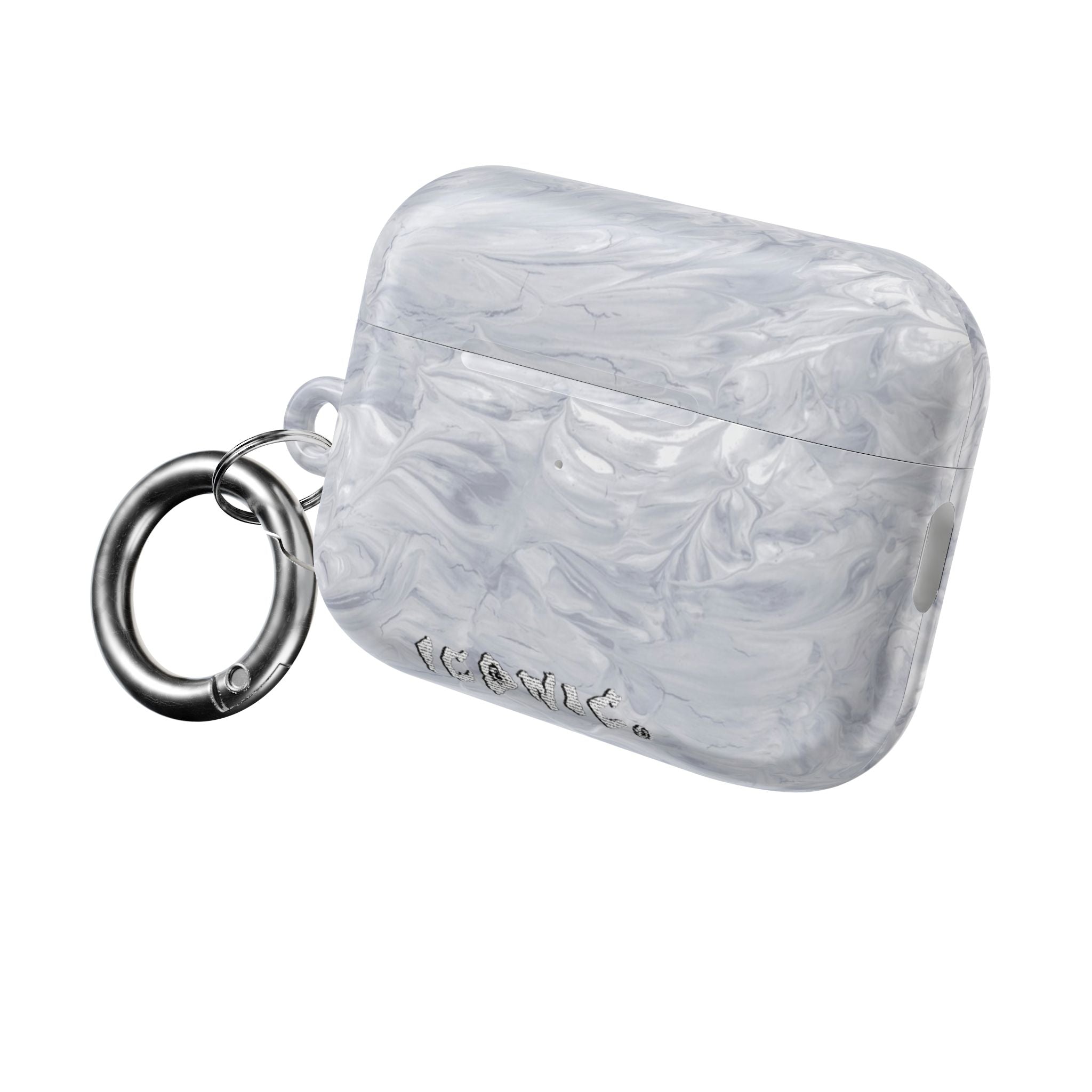 Silver Marble AirPod Cases