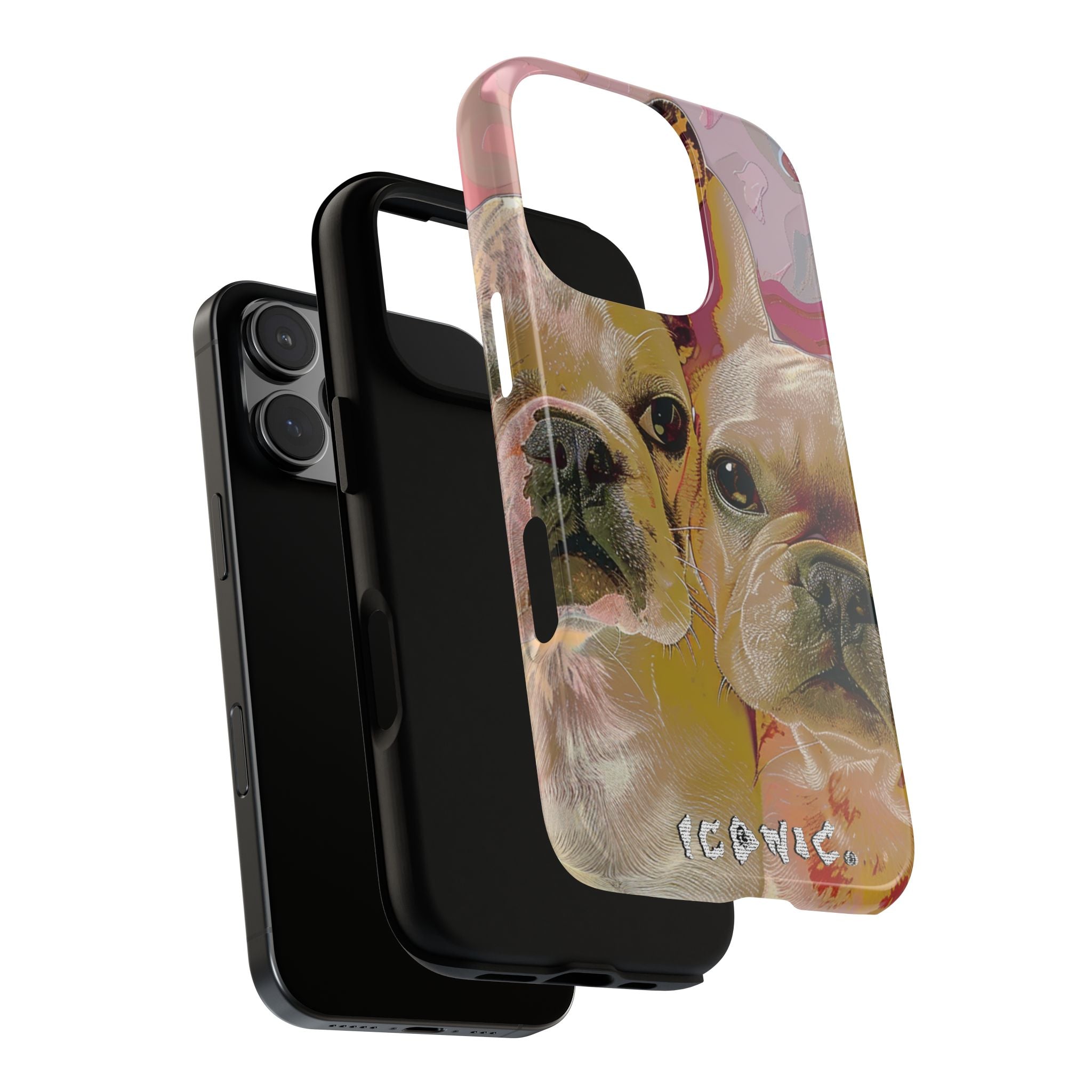 Pink Frenchie Tough Cases