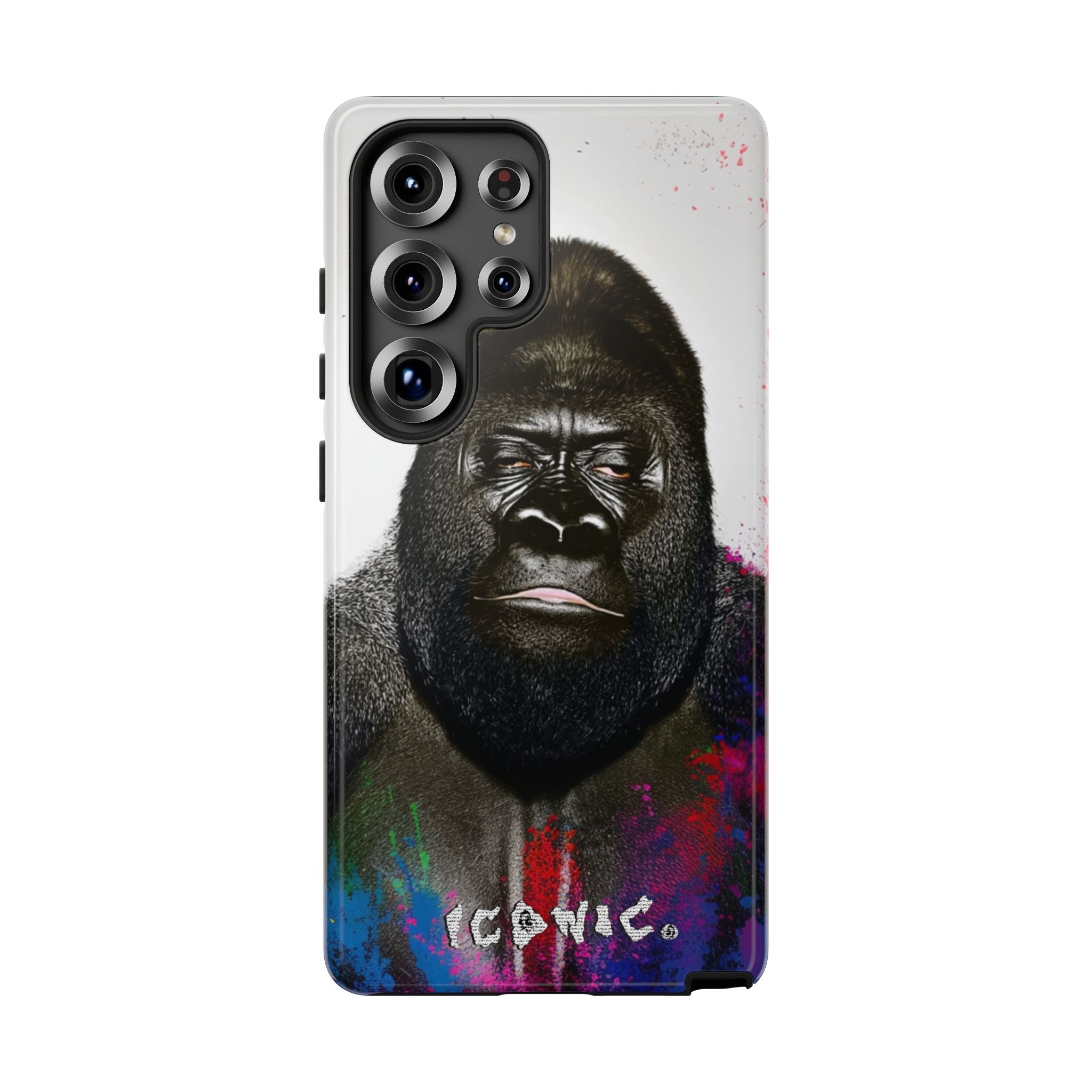 Iconic Animals Silver Back Tough Cases