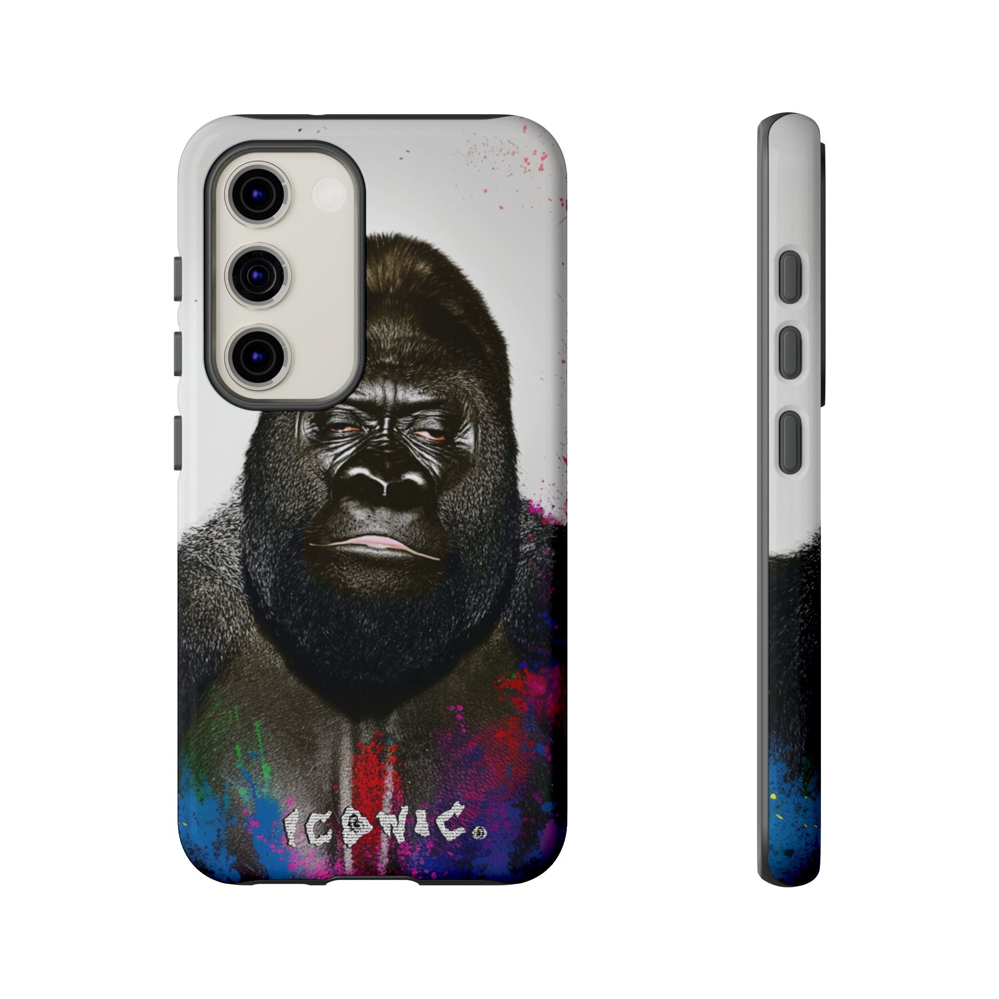 Iconic Animals Silver Back Tough Cases