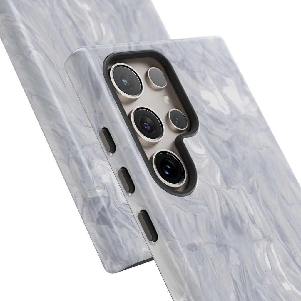 Silver Marble Tough Cases