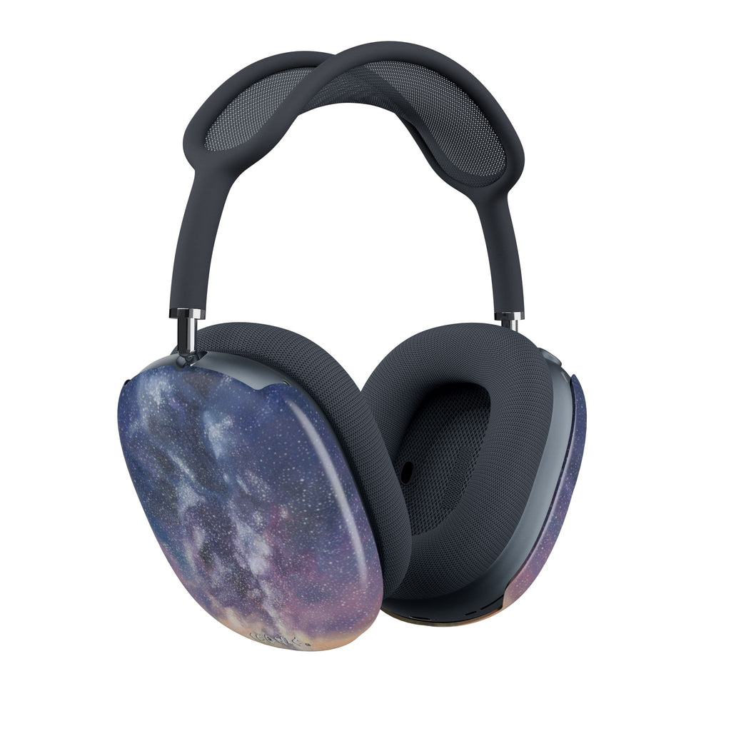 Purple Galaxy AirPods Max Shell Case