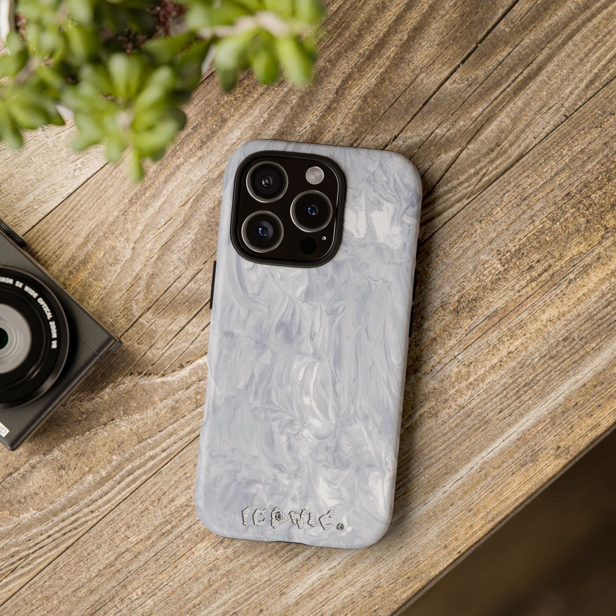 Silver Marble Tough Cases