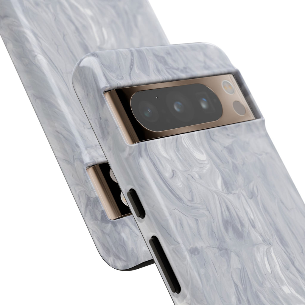 Silver Marble Tough Cases