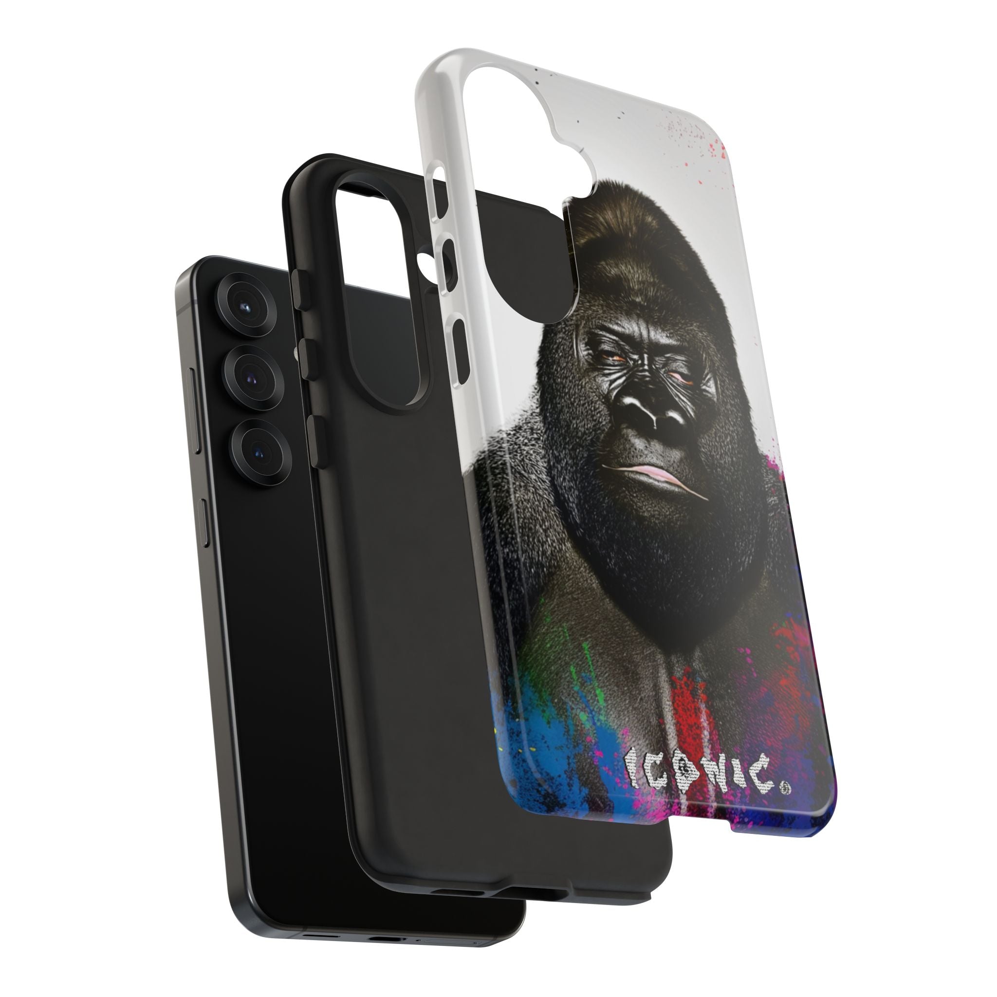 Iconic Animals Silver Back Tough Cases