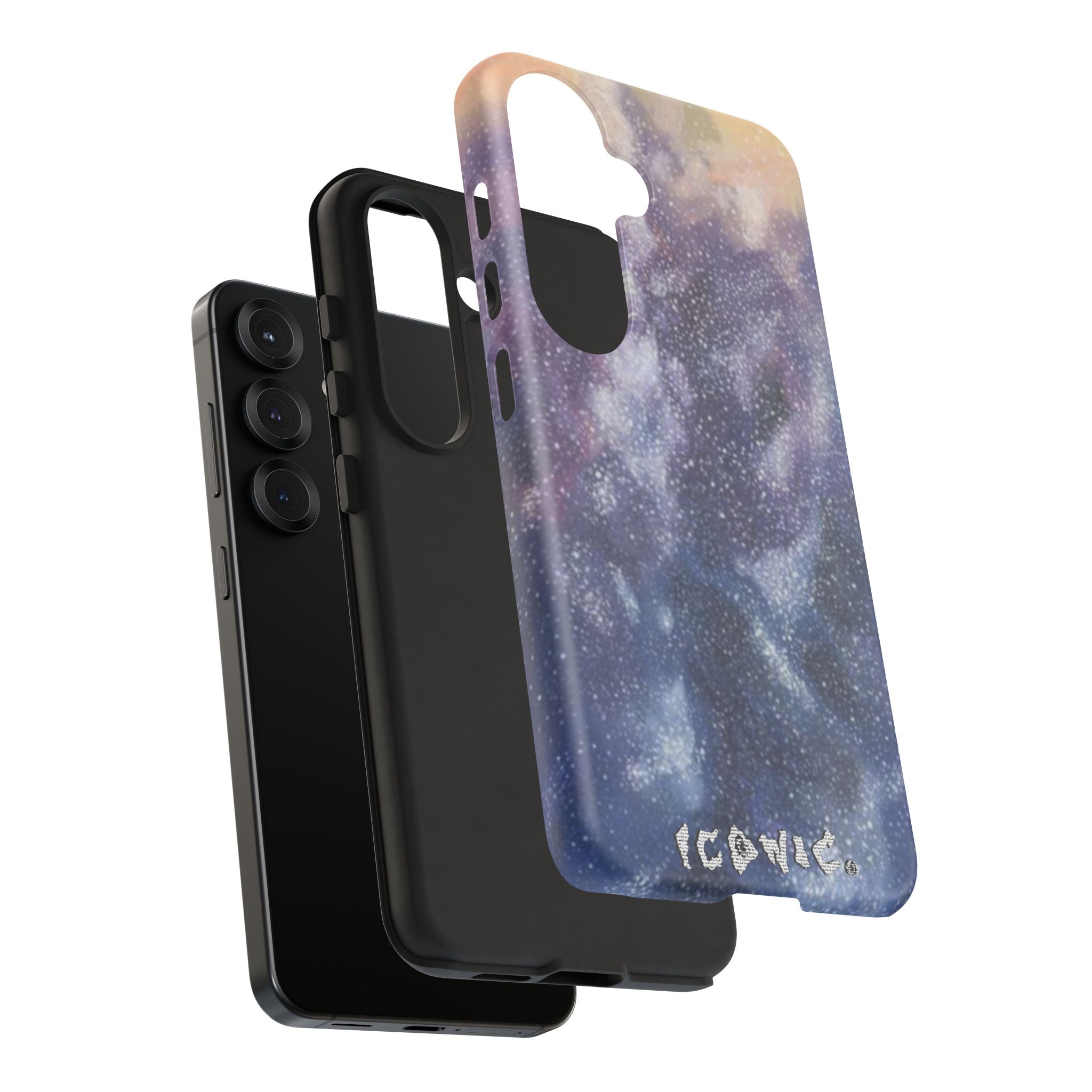 Purple Galaxy Tough Cases