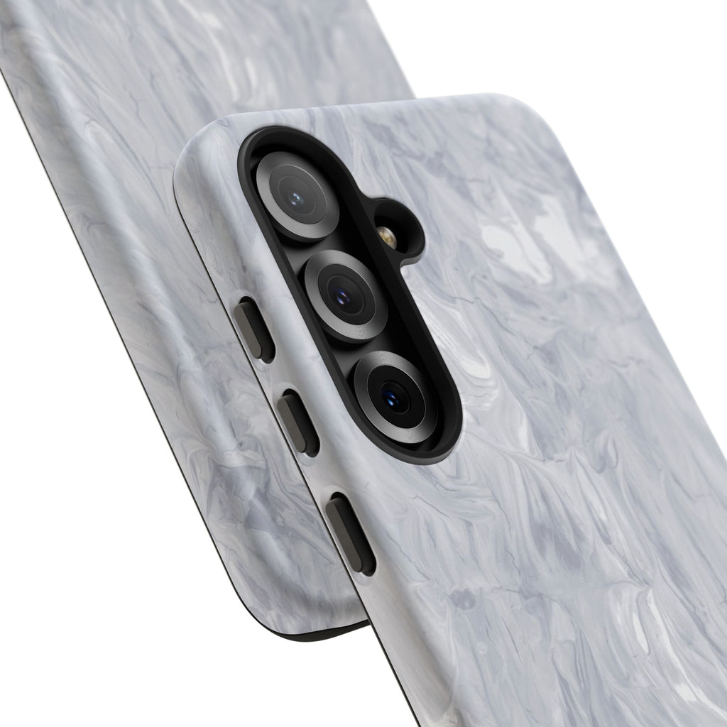 Silver Marble Tough Cases
