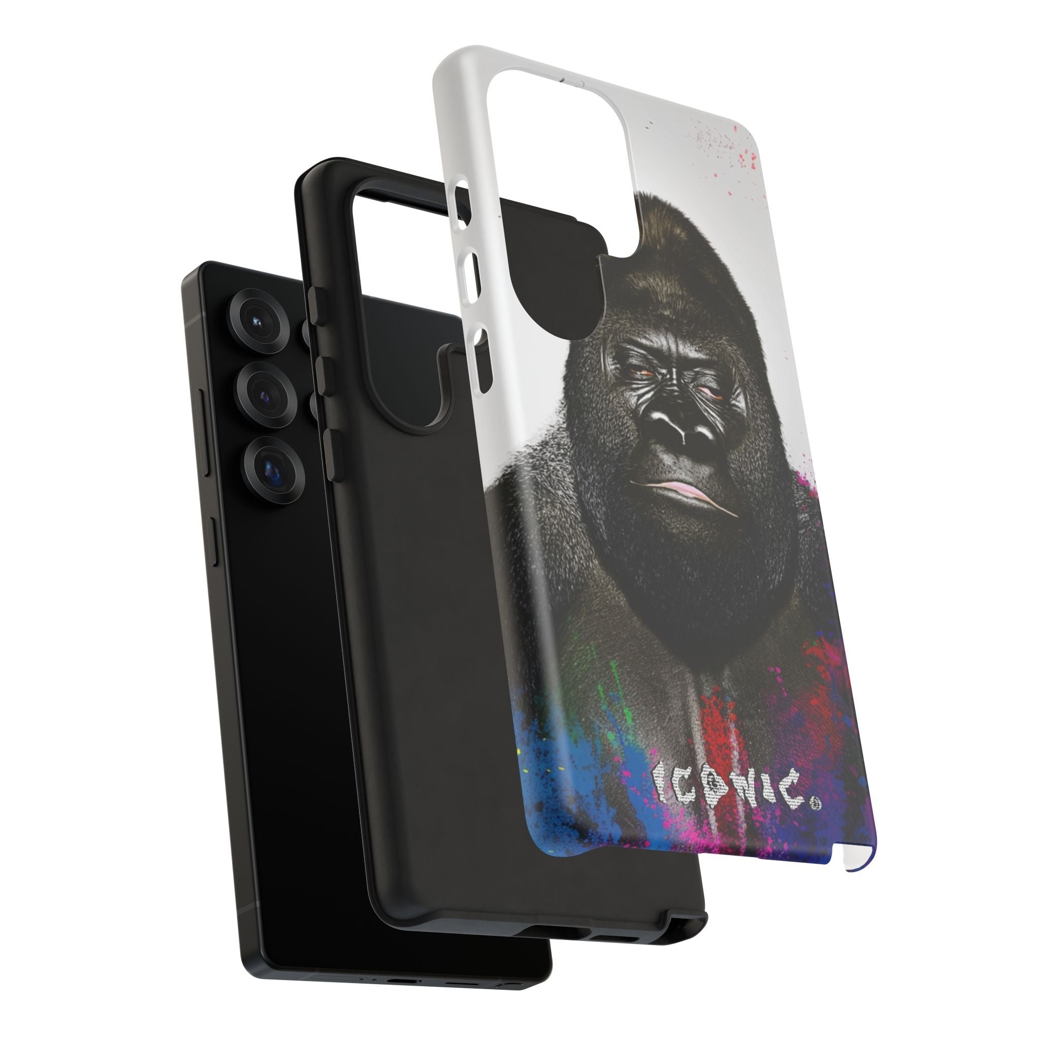 Iconic Animals Silver Back Tough Cases