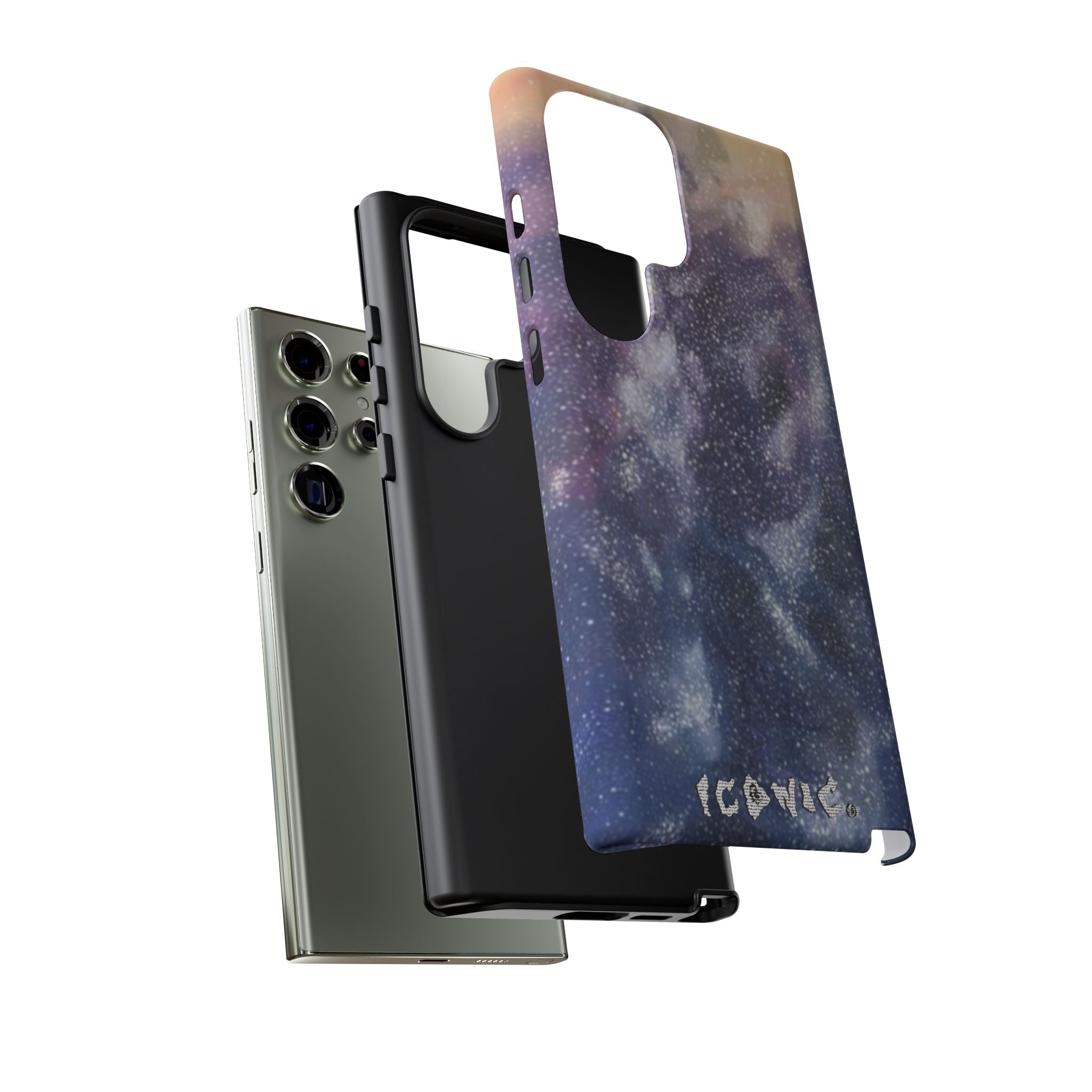 Purple Galaxy Tough Cases