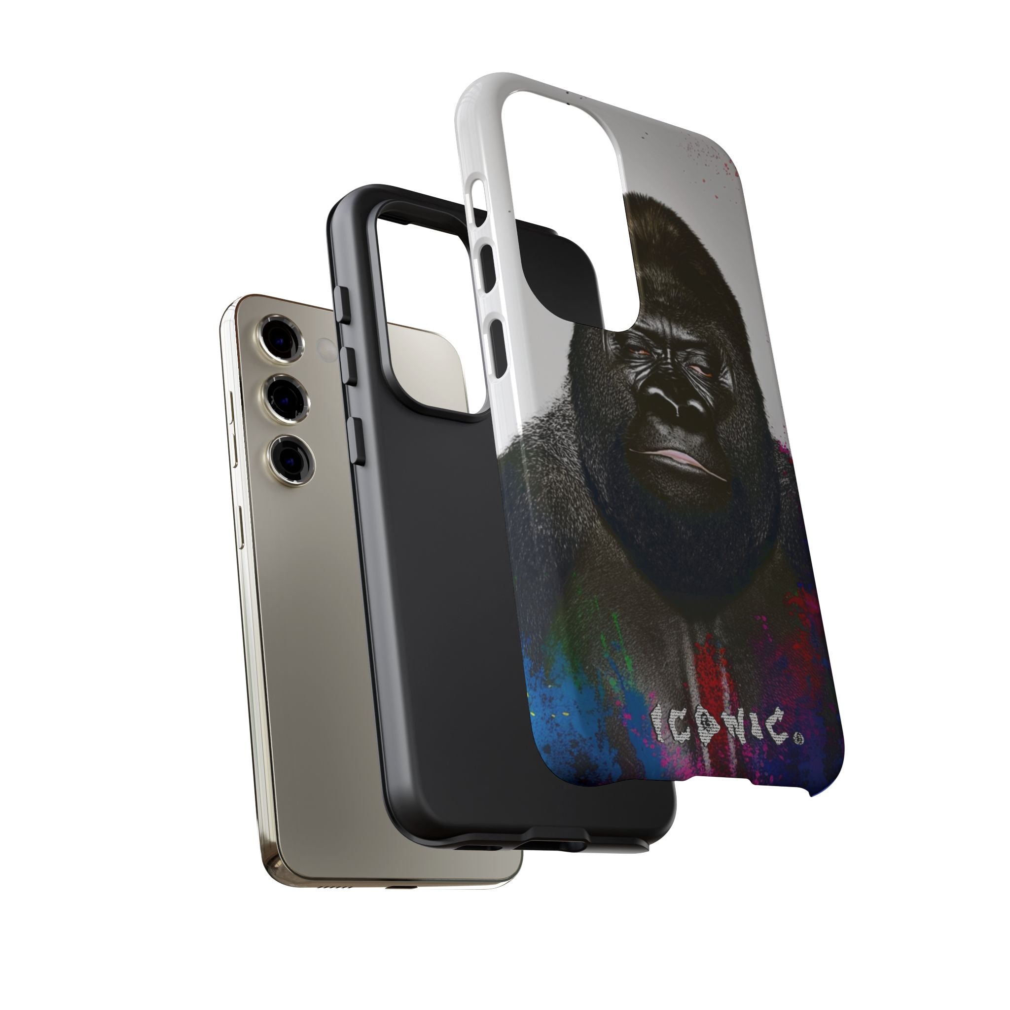 Iconic Animals Silver Back Tough Cases