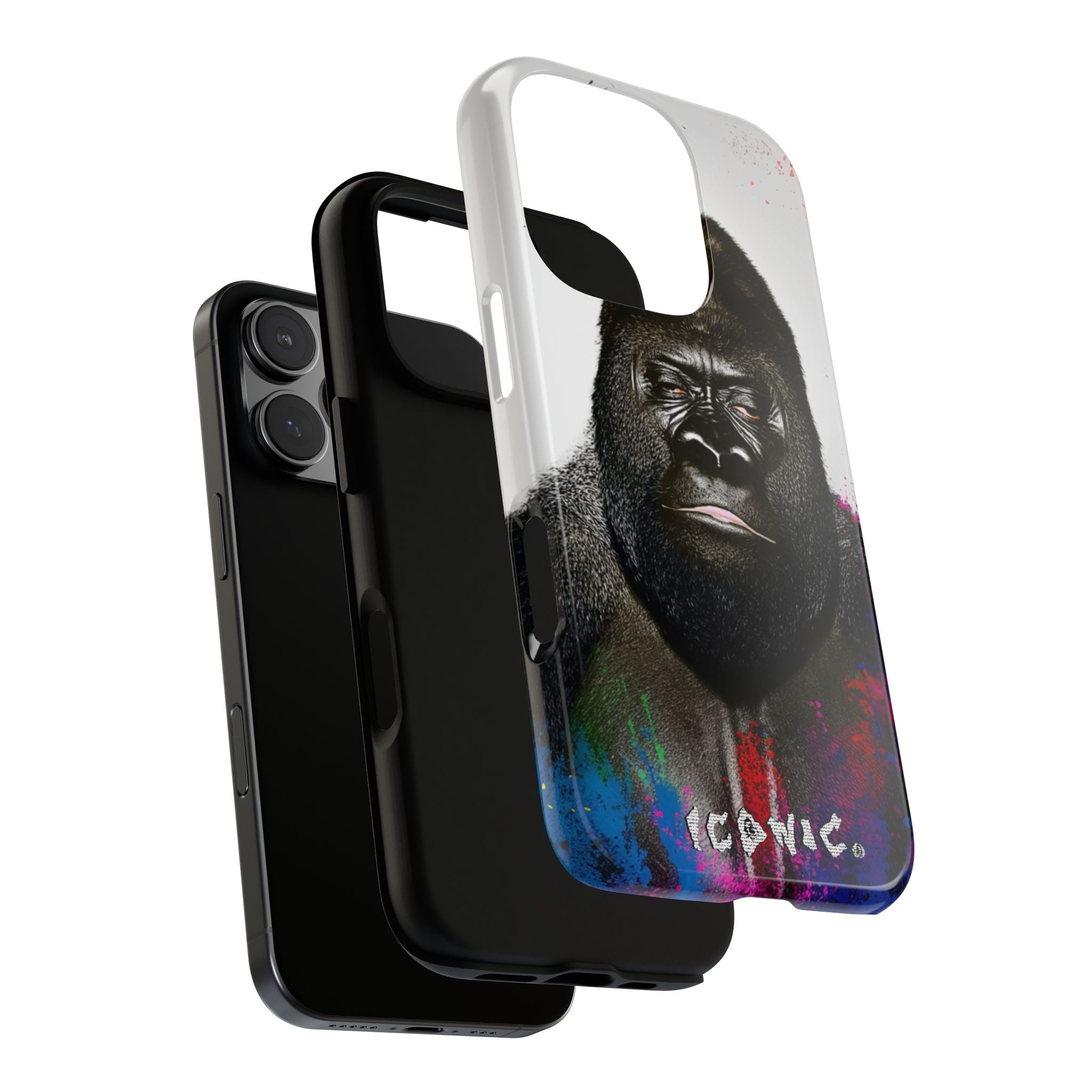 Iconic Animals Silver Back Tough Cases