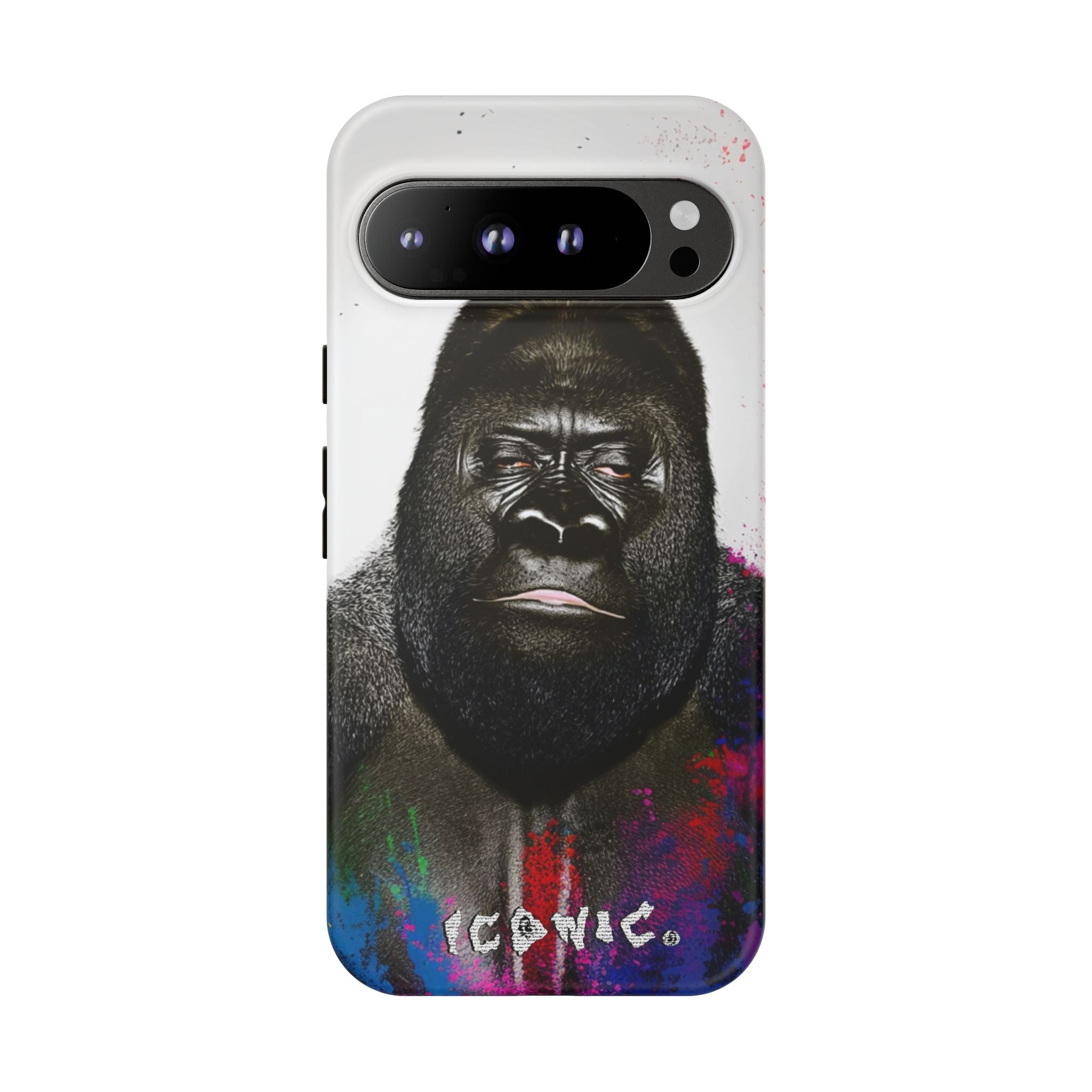 Iconic Animals Silver Back Tough Cases