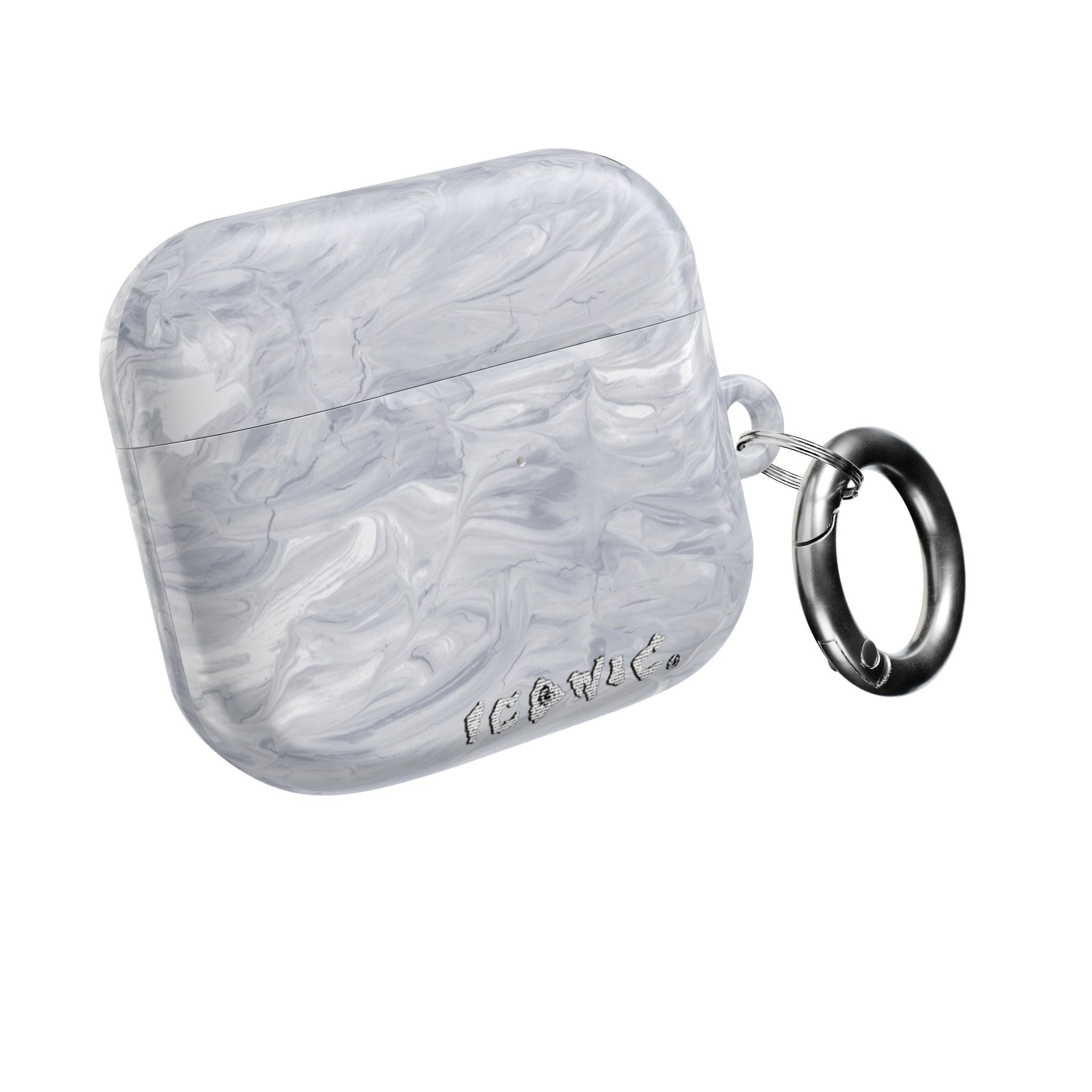 Silver Marble AirPod Cases
