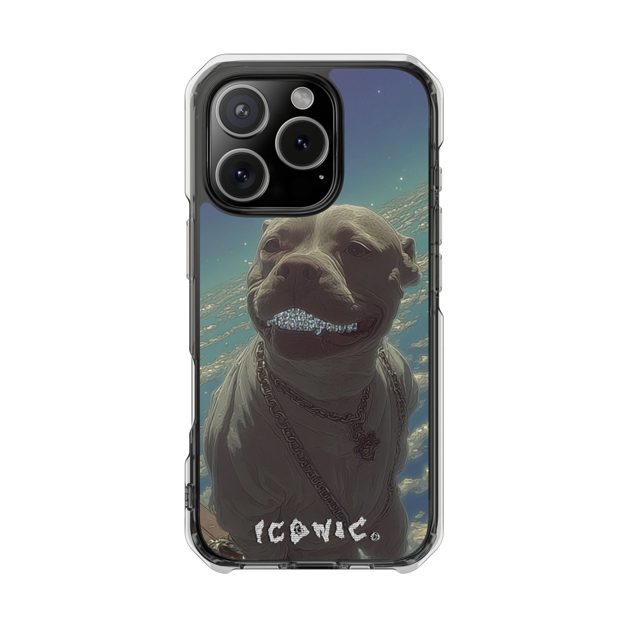 Iconic Animals Pitbull Magsafe Impact Cases