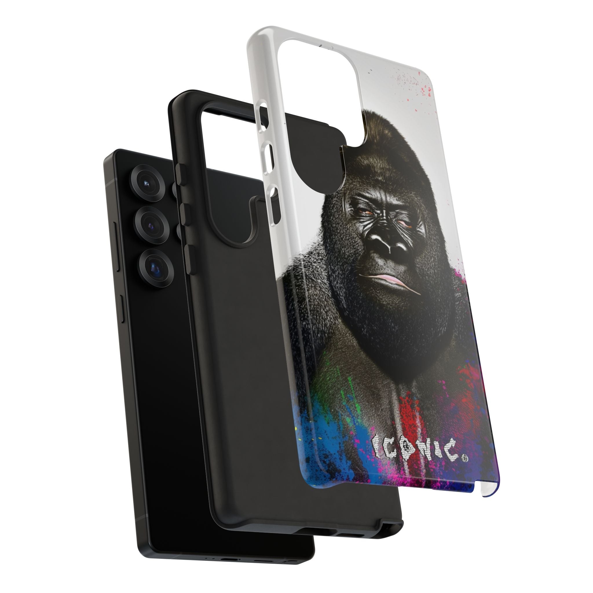 Iconic Animals Silver Back Tough Cases