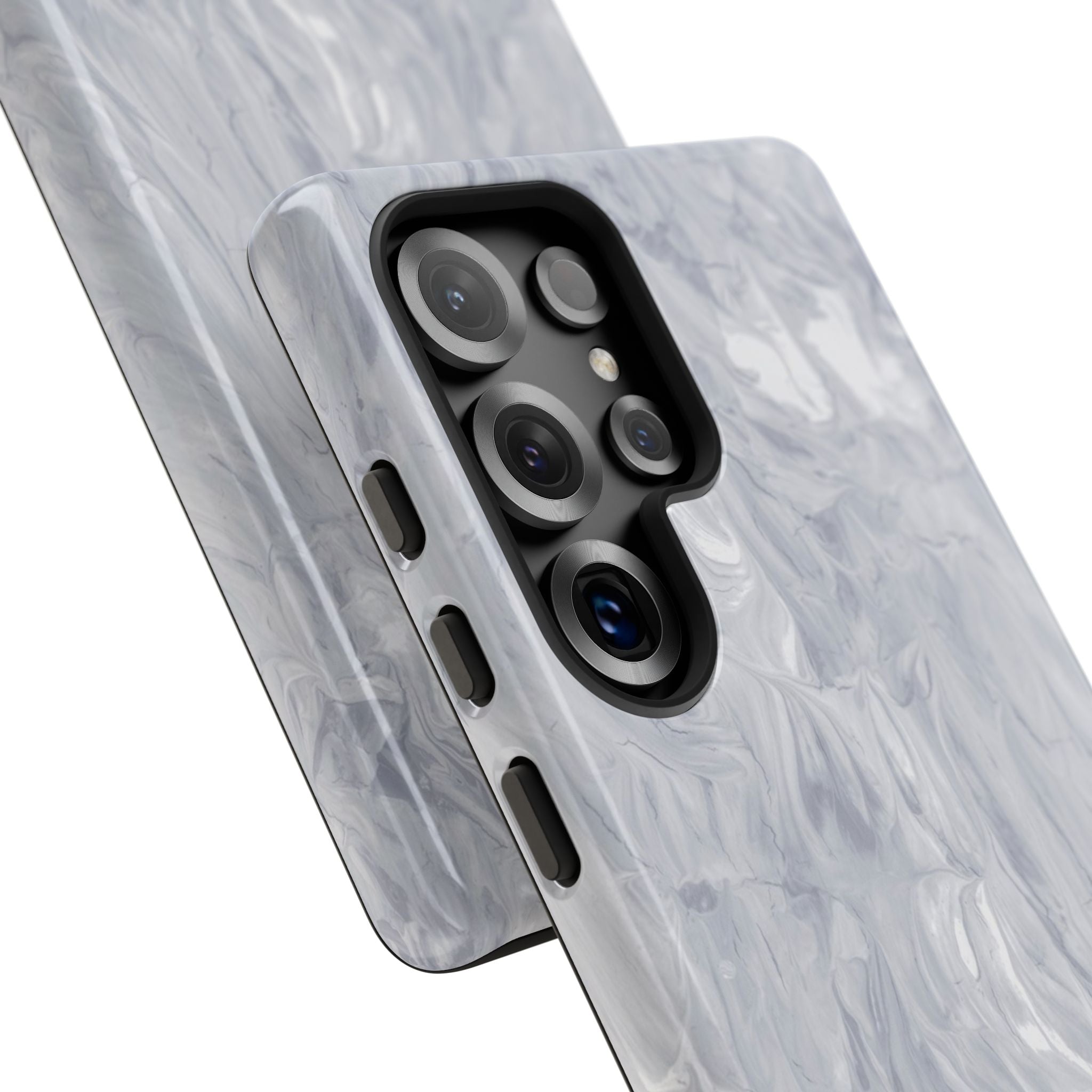 Silver Marble Tough Cases