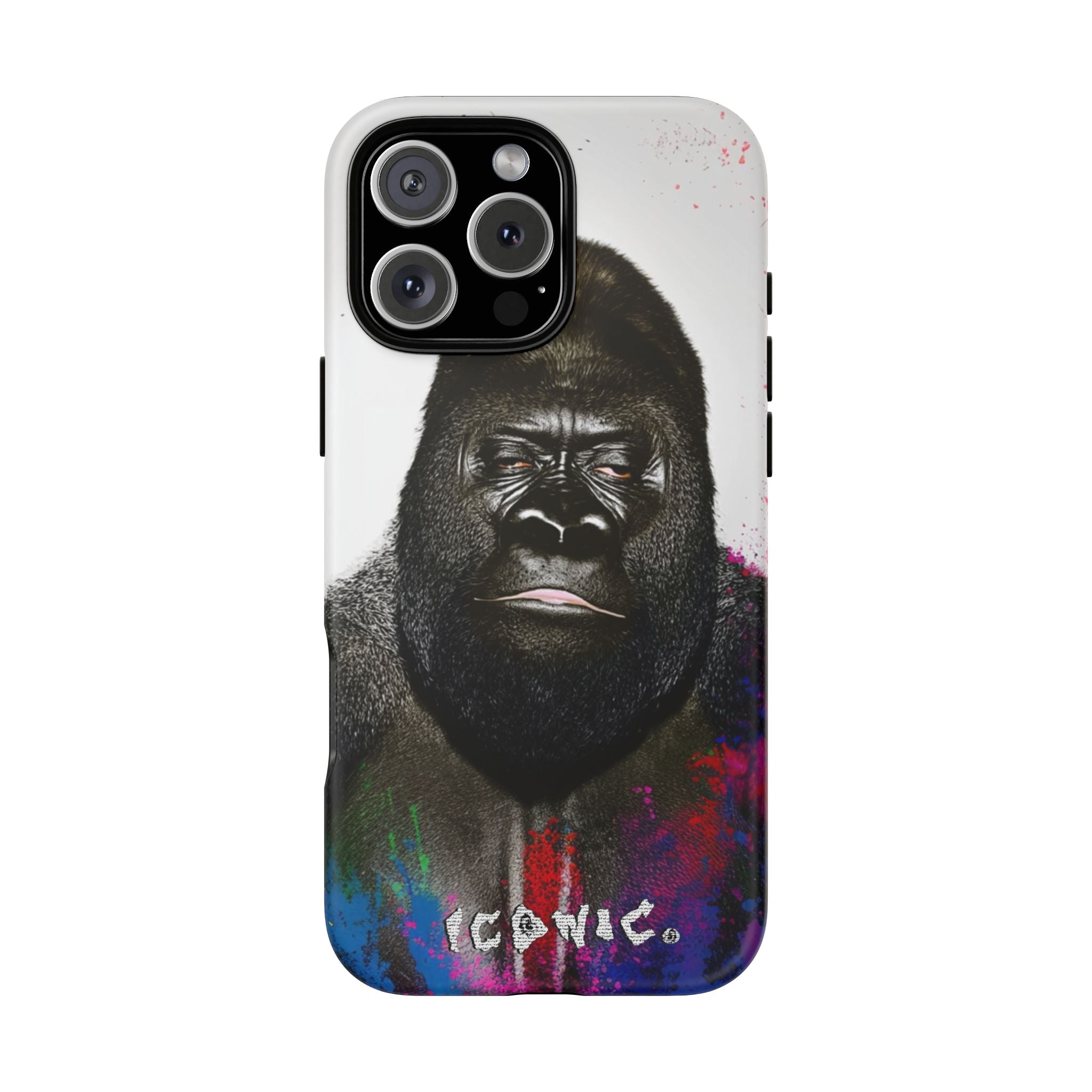 Iconic Animals Silver Back Tough Cases