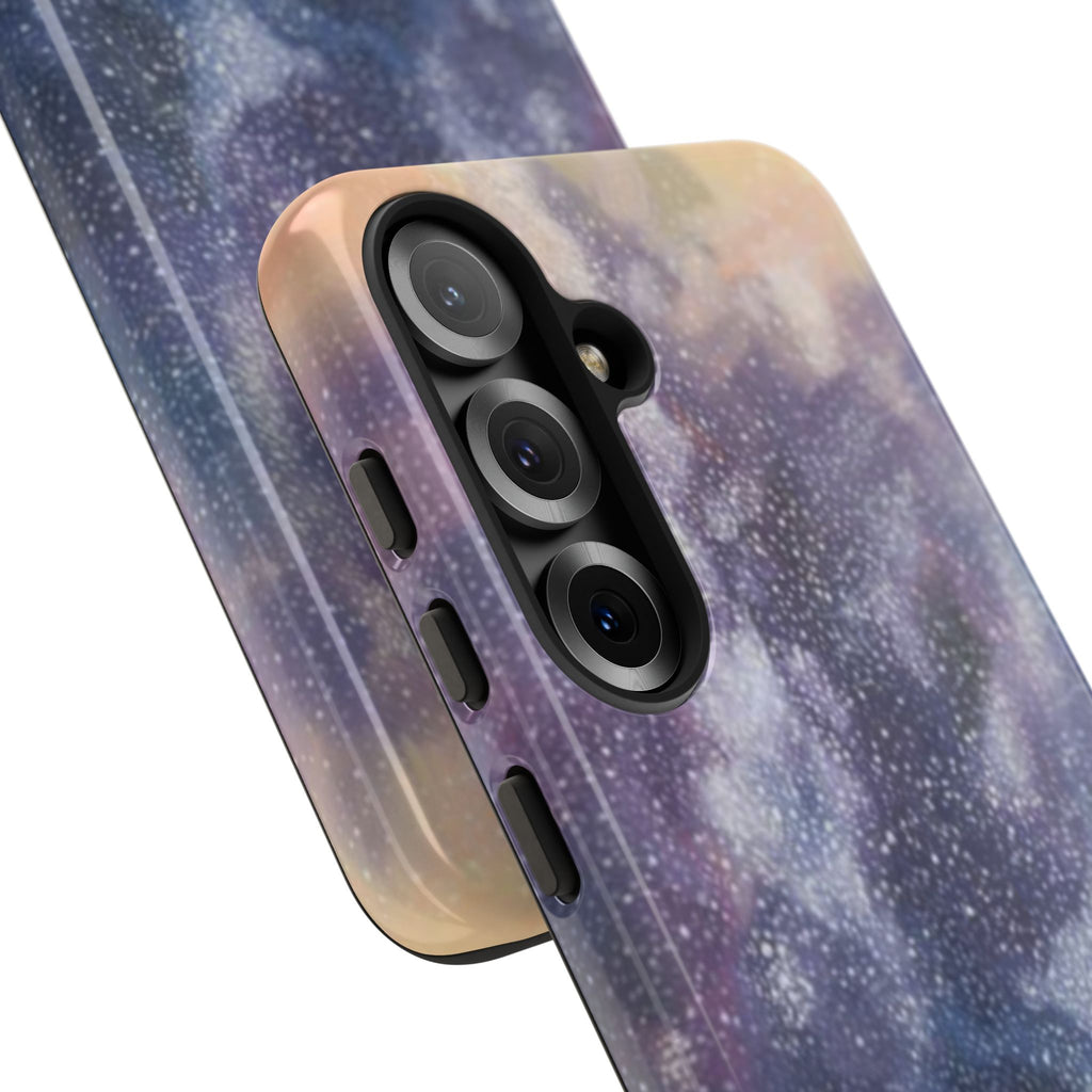 Purple Galaxy Tough Cases