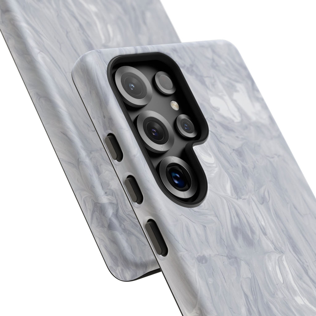 Silver Marble Tough Cases