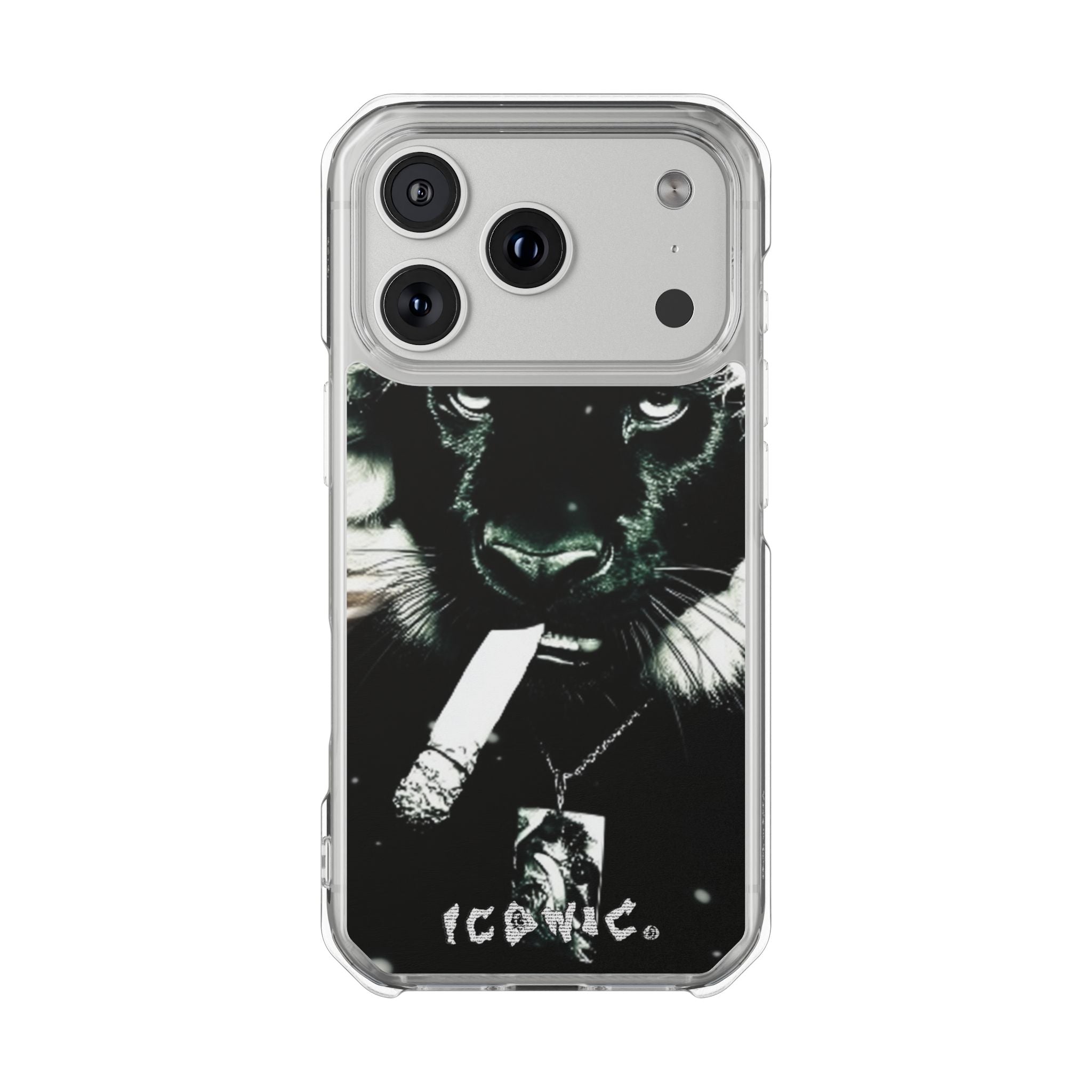 Iconic Animals Black Panther Magsafe Impact Cases