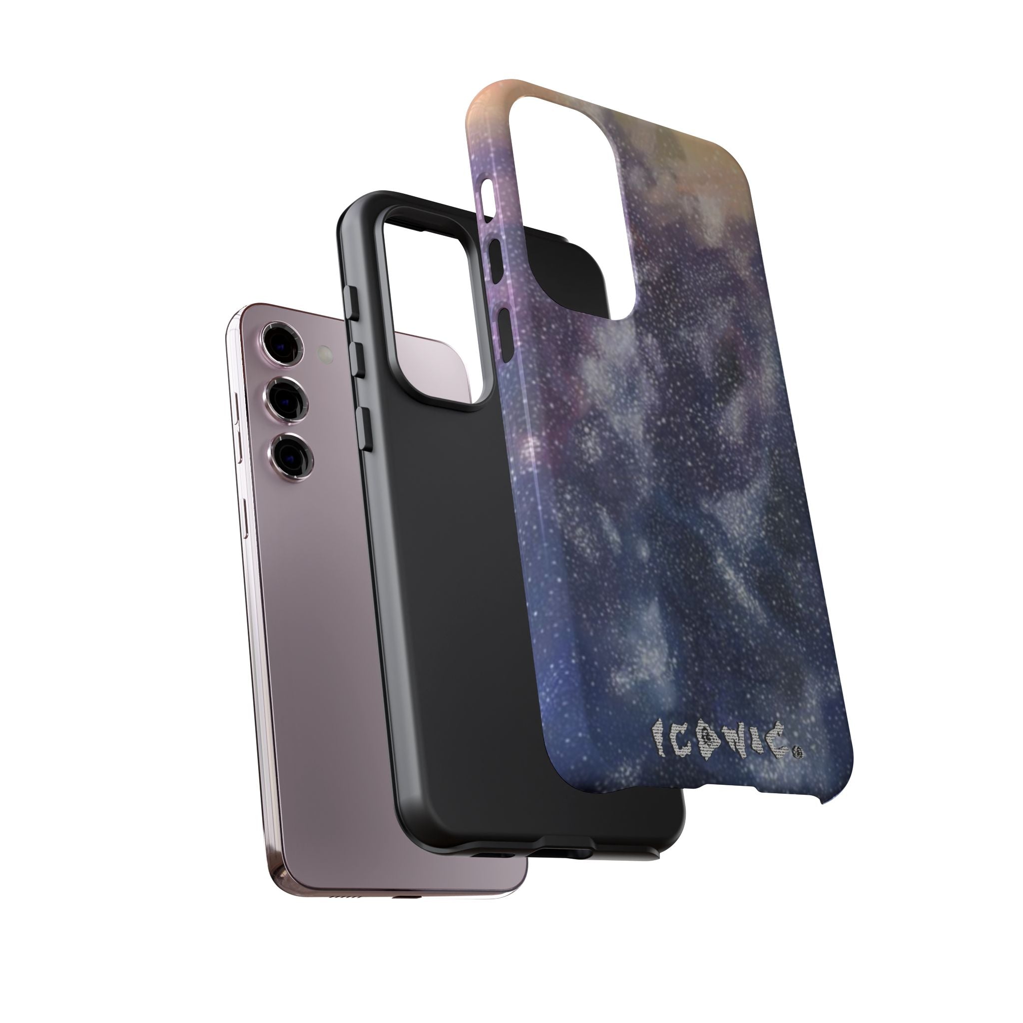 Purple Galaxy Tough Cases